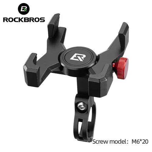 ROCKBROS Bike Adjustable Alloy Cell Phone stand holder Mobile Rack